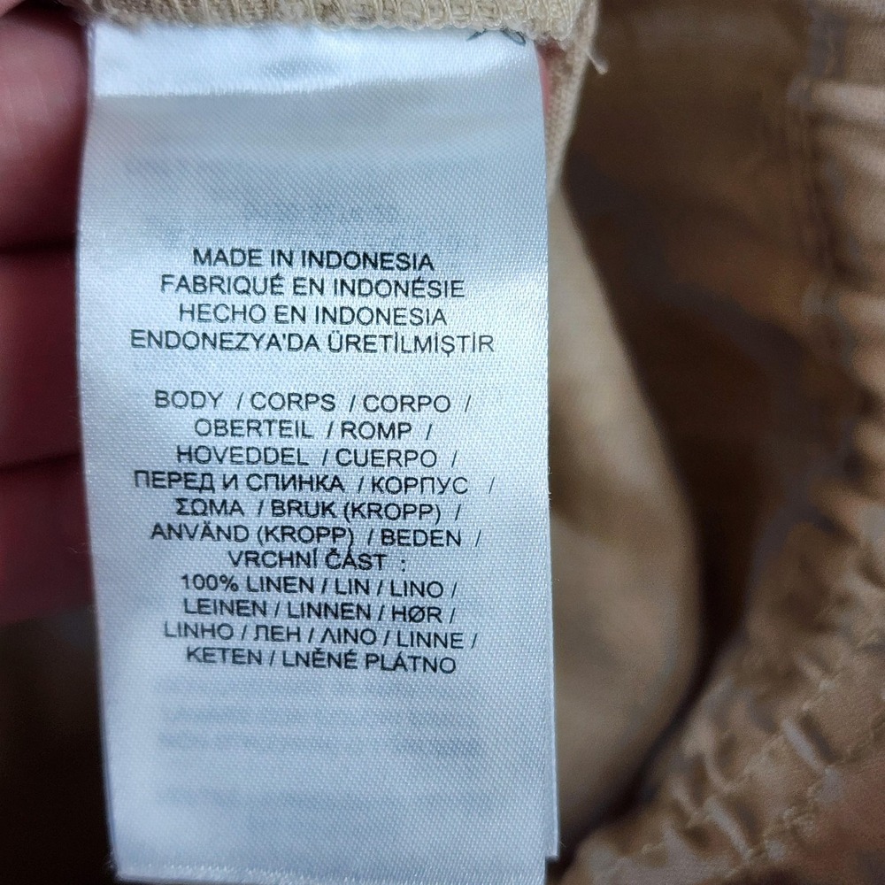 Lauren Ralph Lauren Pants Womens‎ 16W Linen Drawstring Pocket Relaxed Fit Summer - Picture 8 of 9